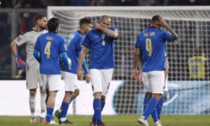 Thua 'sốc' Bắc Macedonia, Italy lần thứ 2 liên tiếp lỡ hẹn vòng chung kết World Cup 