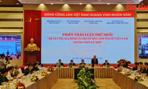 Khai mạc Hội thảo quốc gia về Hệ giá trị quốc gia, văn hóa, gia đình và chuẩn mực con người Việt Nam trong thời kỳ mới'