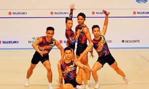 Đội tuyển aerobic Việt Nam giành 1 Huy chương Vàng tại Cúp thế giới ngay trước thềm SEA Games 32