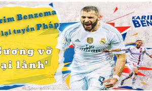 Karim Benzema trở lại tuyển Pháp: 'Gương vỡ lại lành'