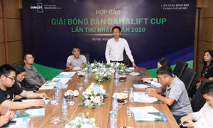 200 vận động viên dự Giải bóng bàn tranh Cúp GamaLift