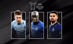 Jorginho, N'Golo Kante và Kevin De Bruyne cạnh tranh danh hiệu Cầu thủ xuất sắc nhất năm
