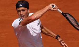 "Hoàng tử Đức” Zverev tiến gần đến chức vô địch Roland Garros