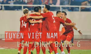 Đánh bại UAE, tuyển Việt Nam lên đỉnh bảng G