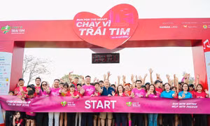 ‘Chạy vì trái tim 2024’ gây quỹ được hơn 6 tỷ đồng cho trẻ em mắc bệnh tim bẩm sinh