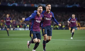 Messi lập cú đúp, Barca loại MU khỏi Champions League