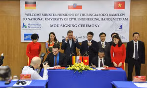 Hợp tác với đại học của Đức đào tạo ngành kỹ thuật và công nghệ