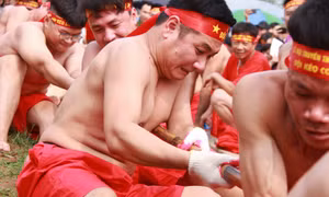 Nghi lễ kéo co ngồi đền Trấn Vũ được vinh danh là di sản văn hoá phi vật thể đại diện của nhân loại