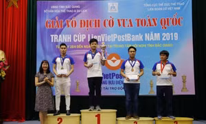 Bế mạc giải Cờ vua toàn quốc: Tài năng 17 tuổi khẳng định ưu thế