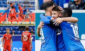 Thua Hoffenheim, Bayern đứt mạch 24 trận thắng liên tiếp