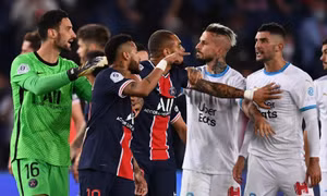 PSG thất bại 0 - 1 sau màn 'hỗn chiến' có tới 5 thẻ đỏ trước đại kình địch Marseille