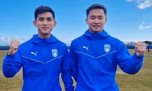 Sao trẻ Hoàng Anh Gia Lai ghi bàn cho câu lạc bộ Hàn Quốc