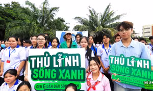 Cùng các ngôi sao thực hiện thử thách sống xanh
