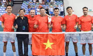Tuyển quần vợt Việt Nam giành vé dự play-offs Davis Cup nhóm II thế giới