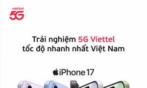 Viettel ra mắt gói cước 5G 'chính hiệu' cho iPhone 17