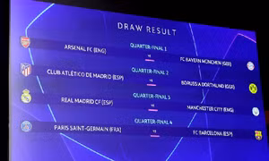 Real Madrid đối đầu Man City ở tứ kết Champions League