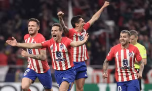 Atletico ngược dòng ngoạn mục vào tứ kết Champions League trước Inter Milan