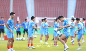 Trước trận bán kết, thủ môn U22 Việt Nam quyết không để lọt lưới