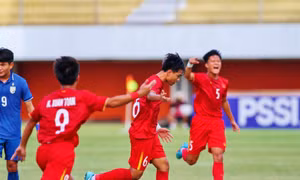 Thắng U16 Thái Lan với tỷ số cách biệt, U16 Việt Nam mạnh mẽ tiến tới trận chung kết