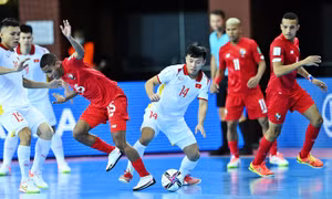 Pha ghi bàn của Văn Hiếu giành giải bàn thắng đẹp nhất tại FIFA Futsal World Cup 2021