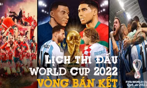 Lịch thi đấu và truyền hình trực tiếp bán kết World Cup 2022