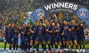 Ngược dòng 'kinh điển’, PSG đoạt Siêu cúp châu Âu