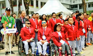 Đoàn thể thao người khuyết tật Việt Nam xuất quân tham dự ASEAN Para Games 11