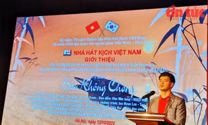 Việt Nam và Hàn Quốc hợp tác ra mắt vở diễn ‘Bến không chồng’