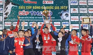 Trận đấu Siêu Cúp Quốc gia 2017 mở màn cho mùa giải bóng đá mới