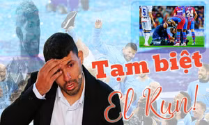 Ngôi sao tiền đạo người Argentina Sergio Aguero giã từ sự nghiệp với giấc mơ bóng đá