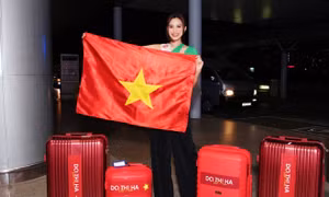 Hoa hậu Đỗ Thị Hà tới Puerto Rico tiếp tục hành trình chinh phục Miss World 2021