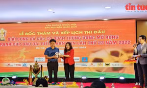16 đội tranh tài Giải bóng đá các cơ quan Trung ương mở rộng - Cúp Báo Đại biểu Nhân dân lần thứ 23