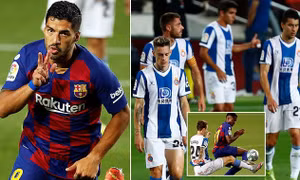 Tiễn hàng xóm Espanyol xuống hạng, Barcelona áp sát Real Madrid