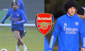 Loạn ở Arsenal: David Luiz đấm Ceballos rách mũi ở sân tập