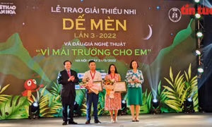 Lễ trao Giải thưởng Thiếu nhi Dế Mèn lần thứ 4 diễn ra vào dịp 1/6
