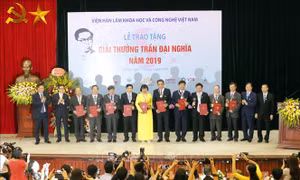 Giải thưởng Trần Đại Nghĩa ghi nhận sự cống hiến, nhiệt huyết của các nhà khoa học