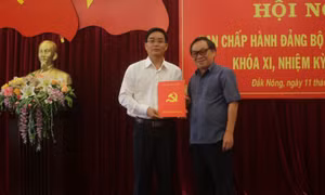 Công bố quyết định chuẩn y Phó Bí thư Tỉnh ủy Đắk Nông