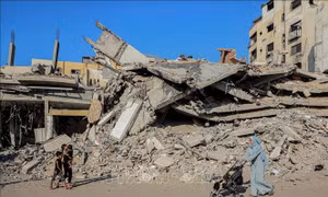 Ra đi hay ở lại - Lựa chọn khó khăn của người dân ở Thành phố Gaza