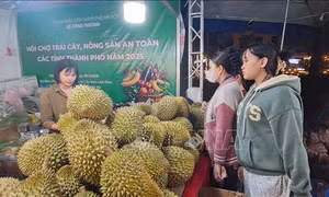 Hà Nội khai mạc Hội chợ trái cây, nông sản an toàn 2025