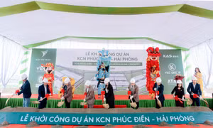 KCN Việt Nam khởi công dự án KCN Phúc Điền - Hải Phòng