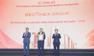 Tập đoàn Becamex 6 năm liền dẫn đầu bảng xếp hạng nhóm Bất động sản công nghiệp