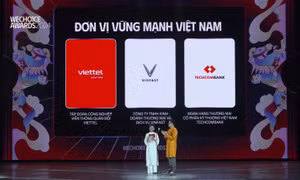 Techcombank được vinh danh 'Đơn vị vững mạnh Việt Nam' tại WeChoice Awards 2024