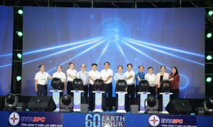 EVNSPC sôi nổi hưởng ứng Chiến dịch Giờ Trái đất 2026