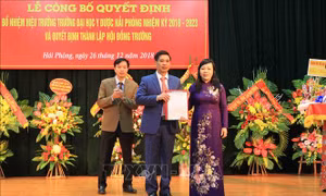 Bổ nhiệm PGS.TS Nguyễn Văn Khải làm Hiệu trưởng Trường Đại học Y Dược Hải Phòng