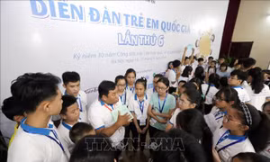 169 trẻ em thảo luận, đối thoại với lãnh đạo Chính phủ, bộ ngành