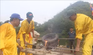 Thi đúc chuông, trống đồng làm kỷ vật nhân kỷ niệm 990 năm Thanh Hóa