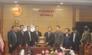  Đoàn công tác Hãng Thông tấn xã Pathet Lào (KPL) thăm, làm việc tại tỉnh Thanh Hoá