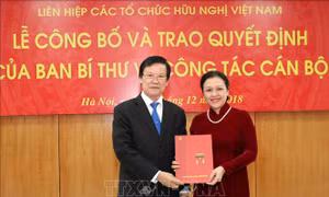 Bà Nguyễn Phương Nga giữ chức Bí thư Đảng đoàn Liên hiệp các tổ chức hữu nghị Việt Nam