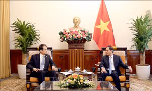 Phó Thủ tướng Bùi Thanh Sơn tiếp Đại sứ Trung Quốc tại Việt Nam Hà Vĩ