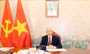 Tổng Bí thư, Chủ tịch nước Nguyễn Phú Trọng gửi Điện mừng tới Quốc vương Campuchia